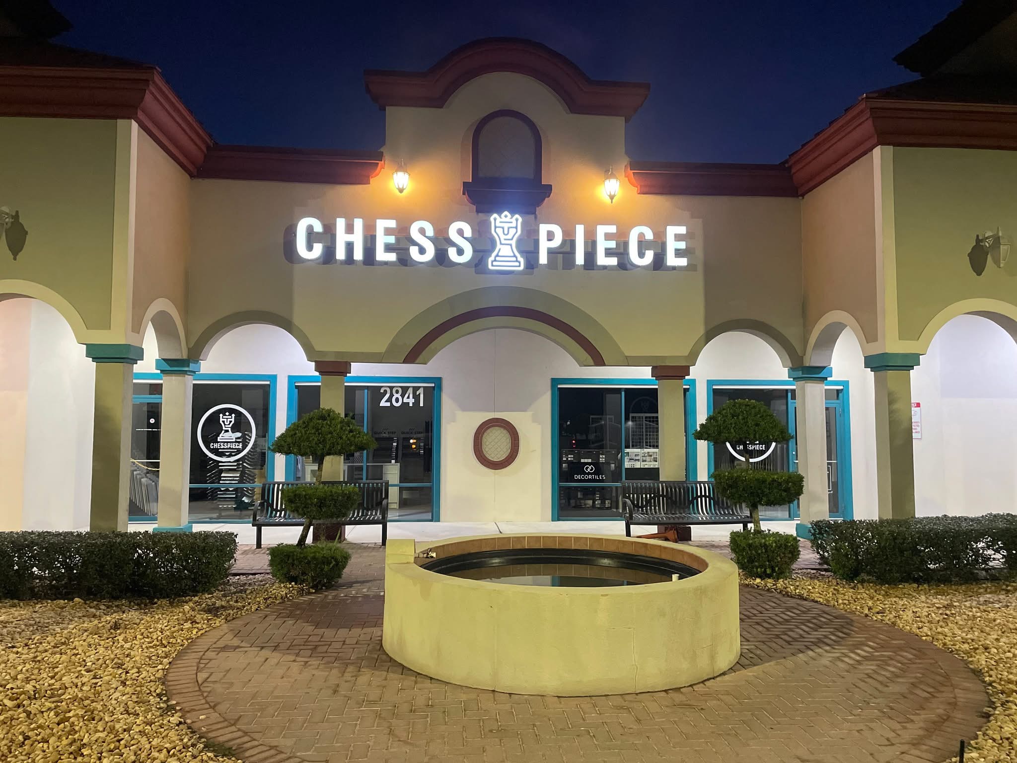 Chess Piece illuminated channel letters