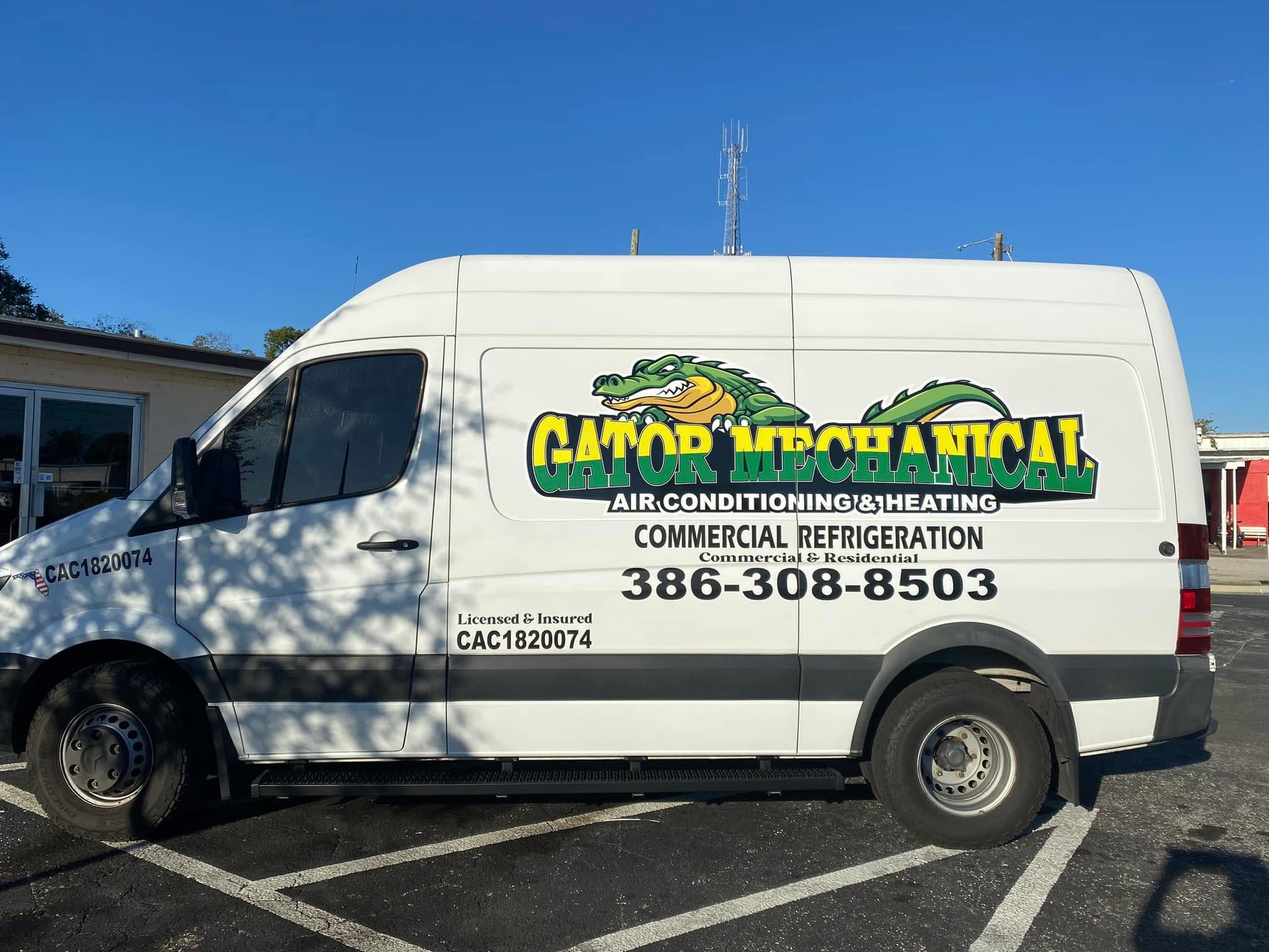Complete Gator Mechanical service van with graphics